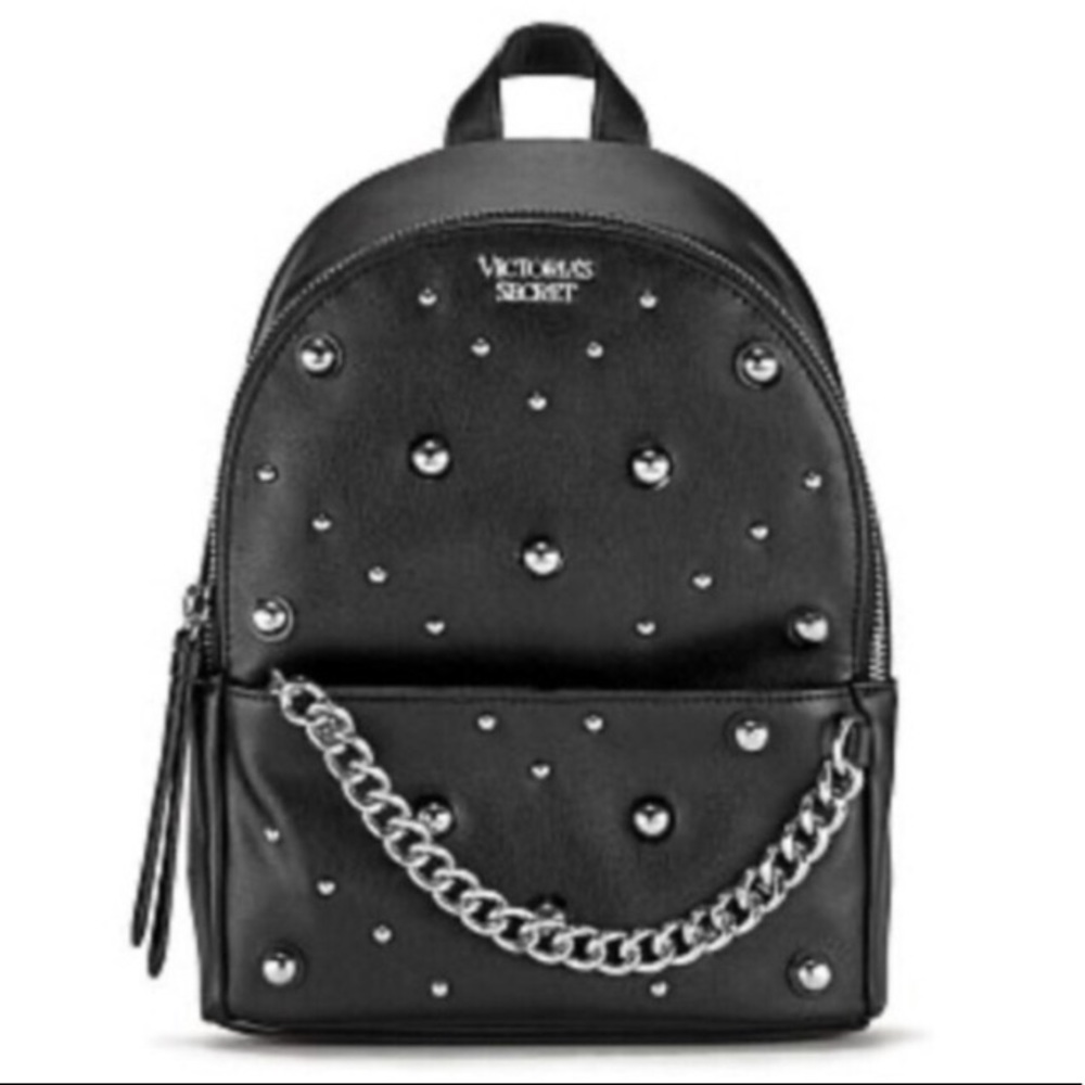 Victoria’s Secret studded mini city backpack🖤NWT